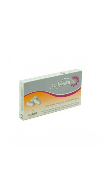 LadyBalance Vaginal Prebiotics για την Υγεία του Κόλπου, 12τμχ