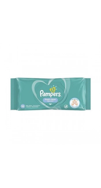 Pampers Μωρομάντηλα Fresh Clean, 1x52τμχ