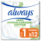 Always Cotton Protection Size 1 Normal Σερβιέτες, 12τμχ