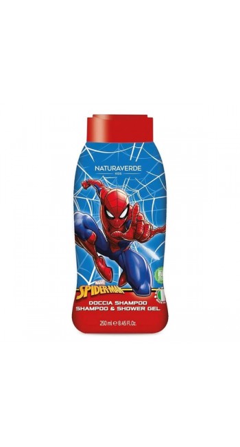 Naturaverde Kids Spider-Man Βιολογικό Υποαλλεργικό Σαμπουάν σε Μορφή Gel, 250ml