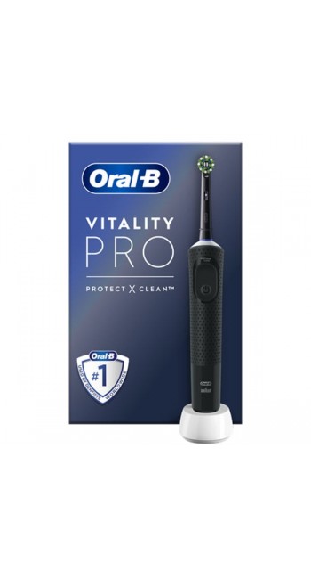 Oral-B Vitality Pro Ηλεκτρική Οδοντόβουρτσα Μαύρη, 1τμχ