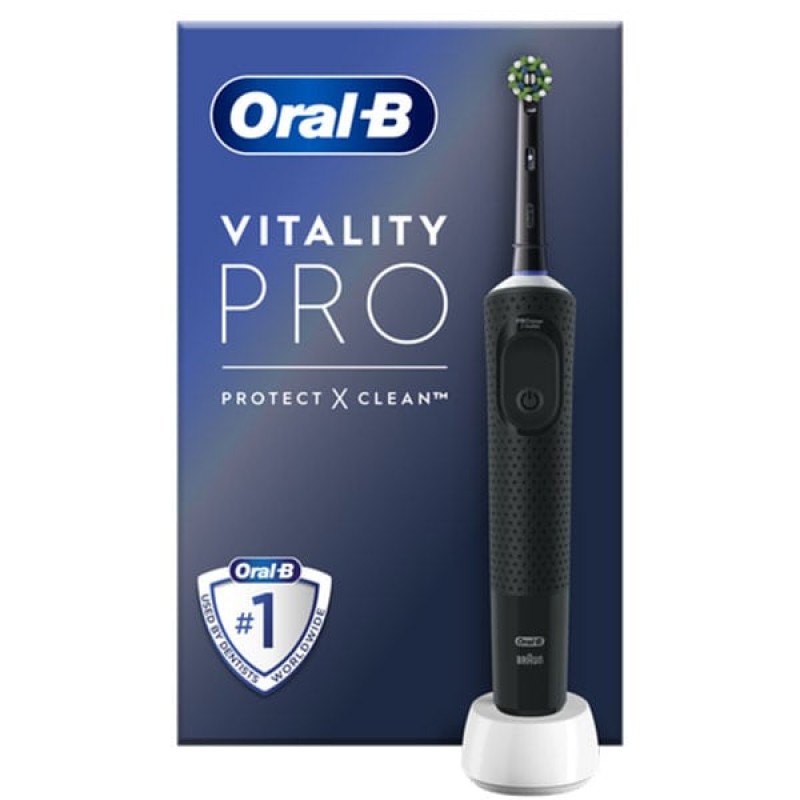 Oral-B Vitality Pro Ηλεκτρική Οδοντόβουρτσα Μαύρη, 1τμχ