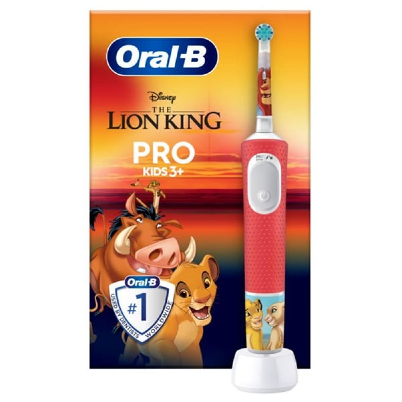 Oral-B Pro Kids Παιδική Ηλεκτρικη Οδοντόβουρτσα The Lion King 3y+, 1τμχ