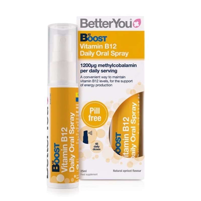 BetterYou Boost B12 Συμπλήρωμα Διατροφής σε Υπογλώσσιο Spray, 25ml